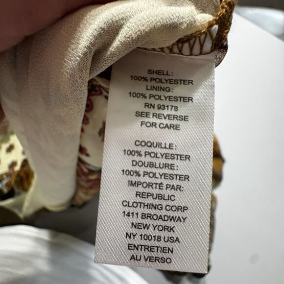 NWT Chelsea & Theodore Plus Size 3X Peasant Top Bandanna Paisley Boho print - Picture 12 of 14